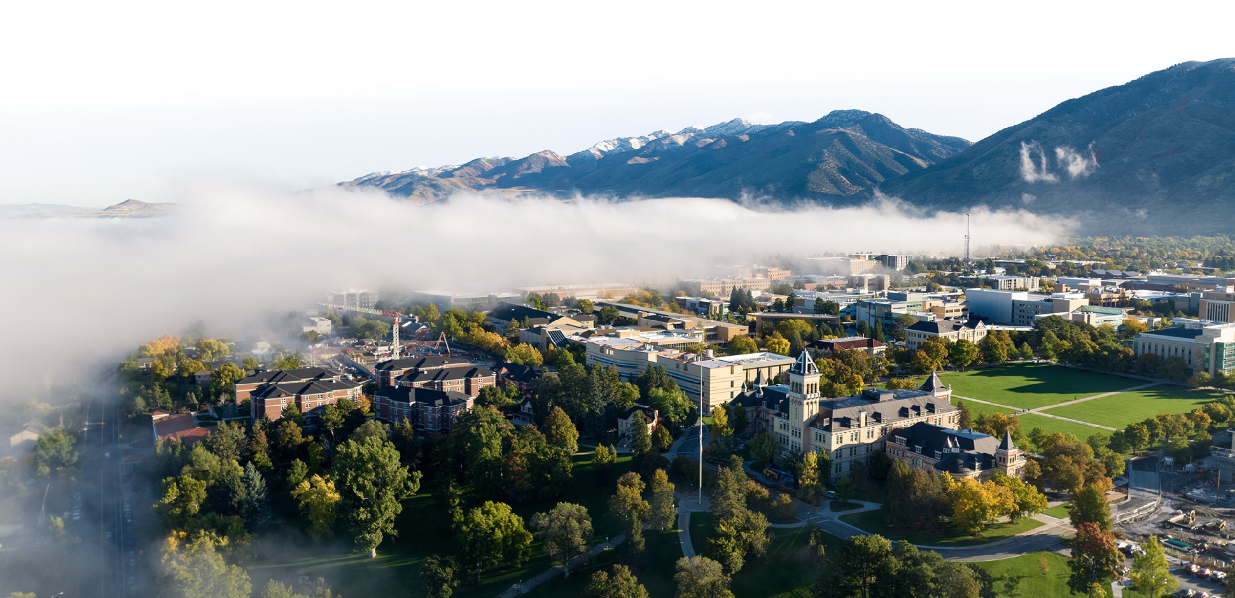 Graduate students on campus